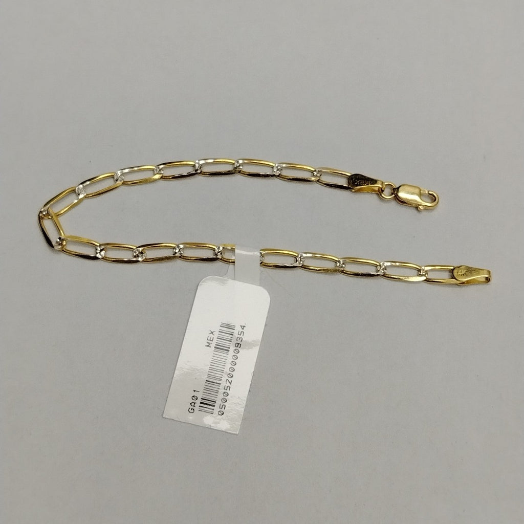 PULSERA TEJIDO ESLABONES 4G 18 CM (NUEVO)