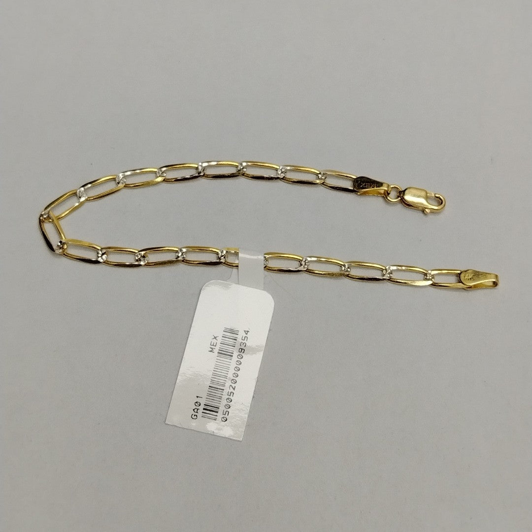 PULSERA TEJIDO ESLABONES 4G 18 CM (NUEVO)