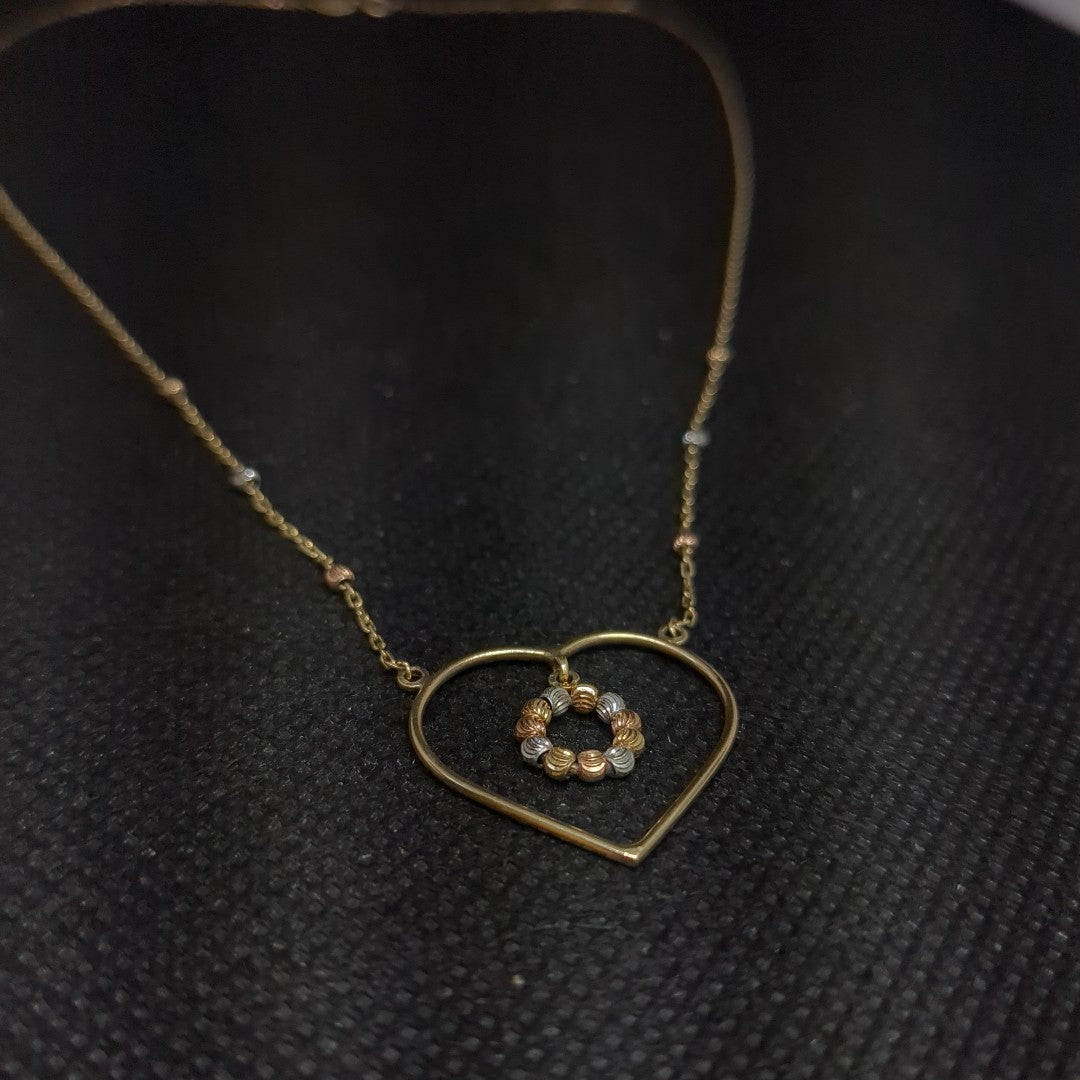 GARGANTILLA ORO, ORO COMBINADO 10 K 1.9 GRMS (SEMINUEVO)