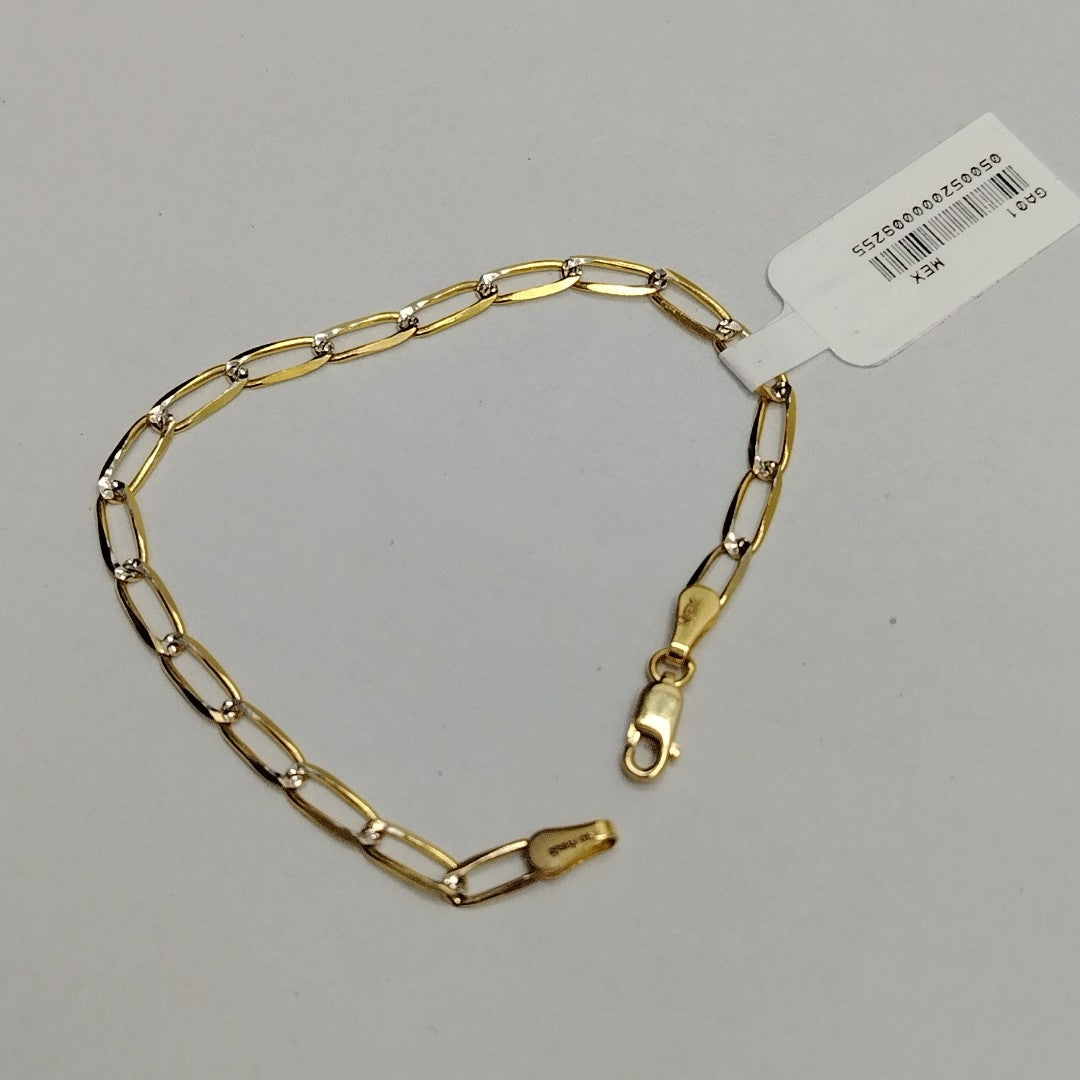 PULSERA TEJIDO ESLABONES 3.8G 18 CM (NUEVO)