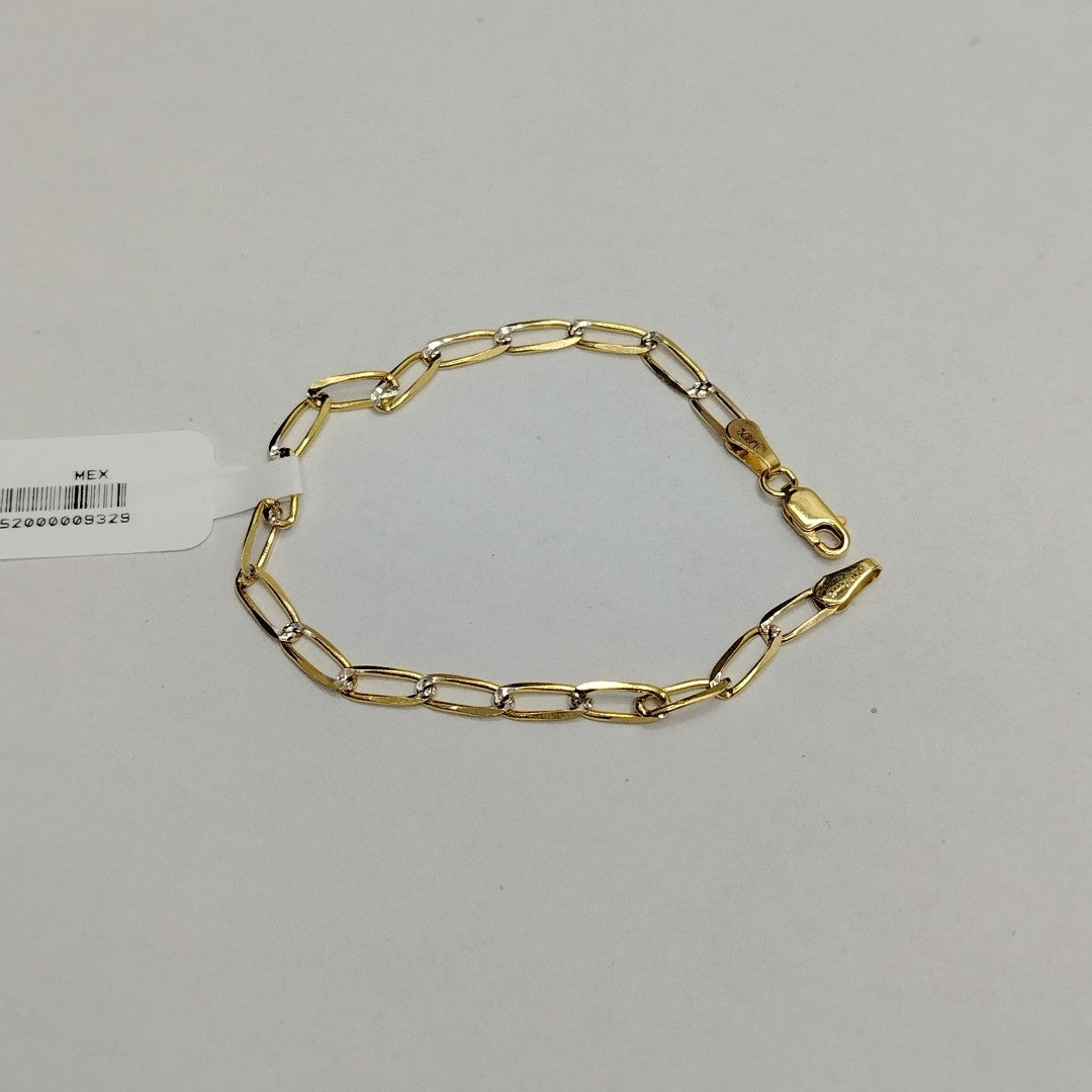 PULSERA TEJIDO ESLABONES 4G 18 CM (NUEVO)