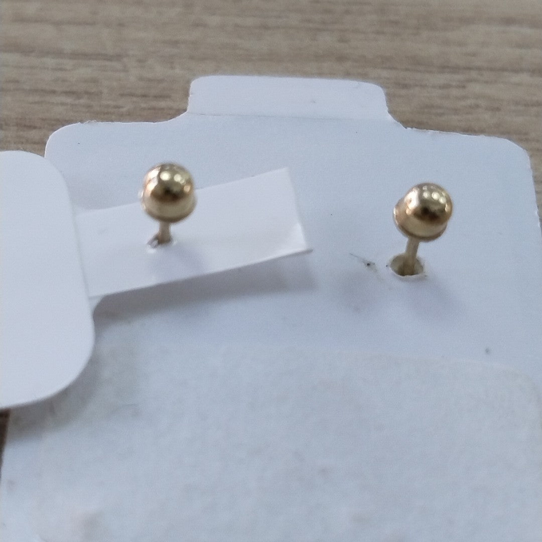 BROQUELES ORO 10K 1 (NUEVO)