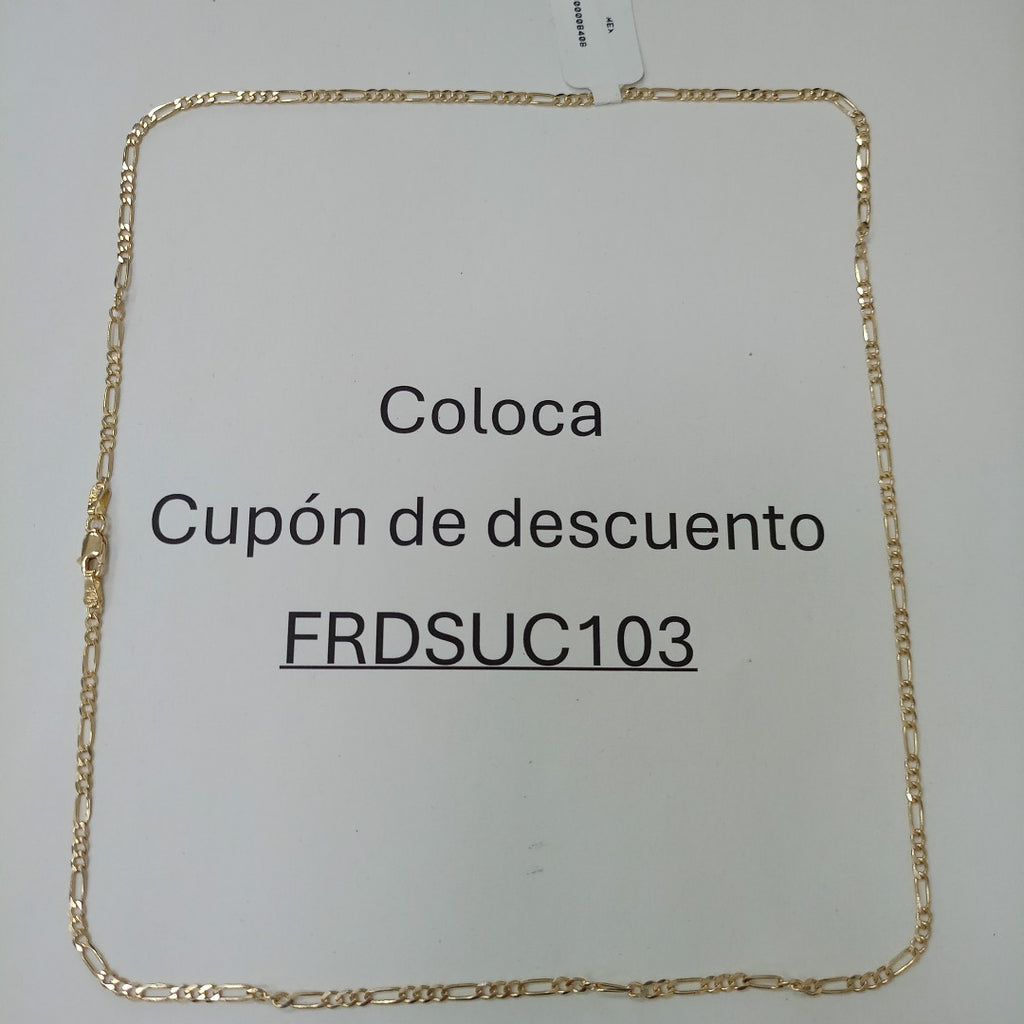 CADENA TEJIDO 3X1 5.2G 55 CM (NUEVO)