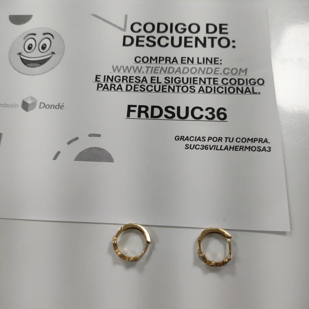 HUGGIES ORO 14K 2 (NUEVO)
