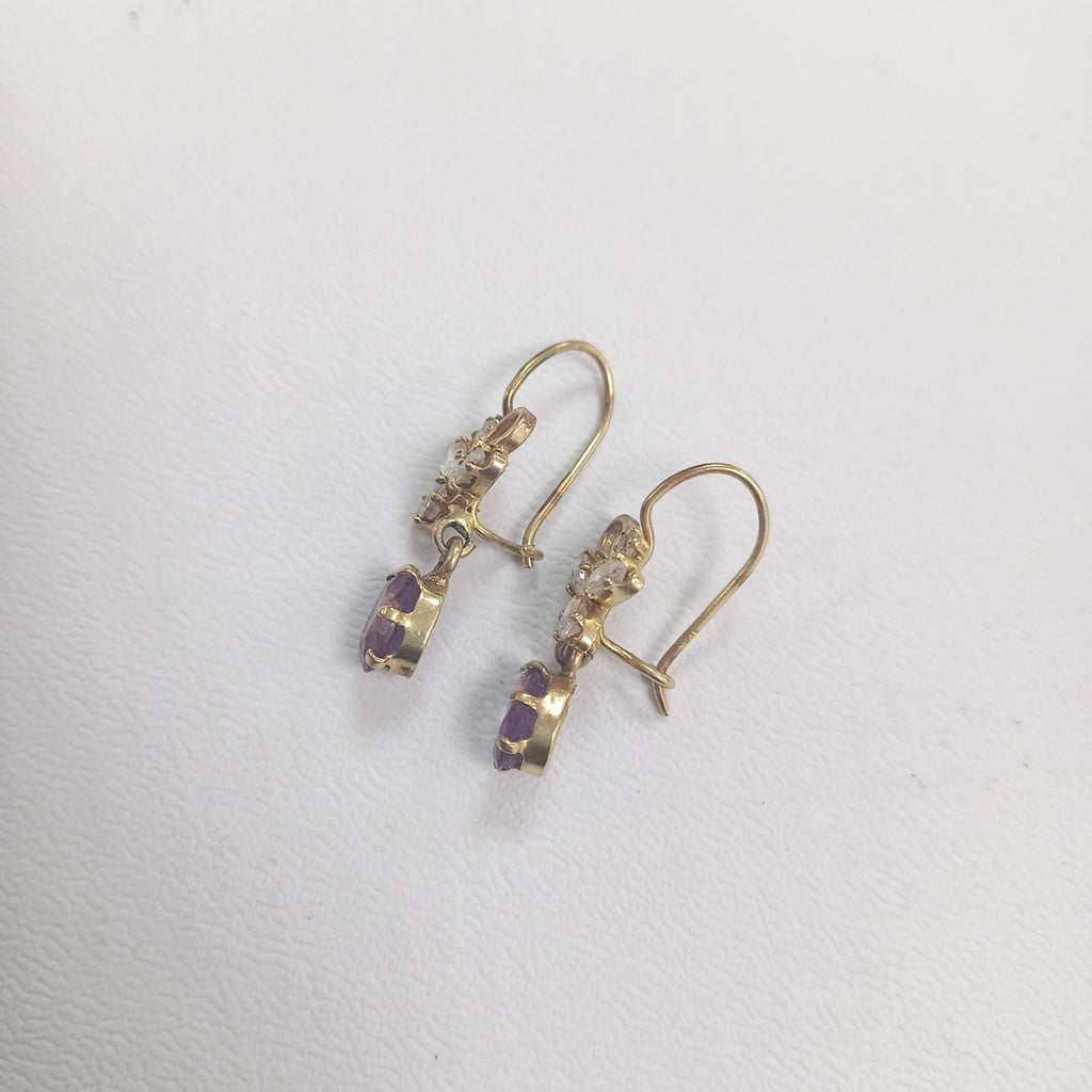 ARETES PAR ORO 10 K 3.1 GRMS (SEMINUEVO)