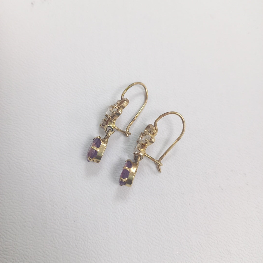 ARETES PAR ORO 10 K 3.1 GRMS (SEMINUEVO)