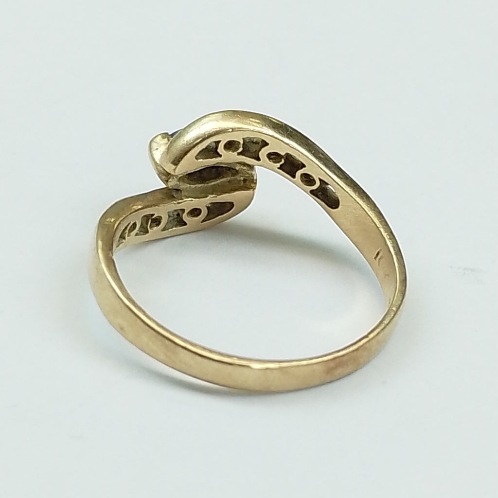 K1 2,40 GRMS 10 K ESPECIFICACIONES COMPLEMENTARIAS ANILLITO CON PIEDRA DE COLOR (SEMINUEVO)