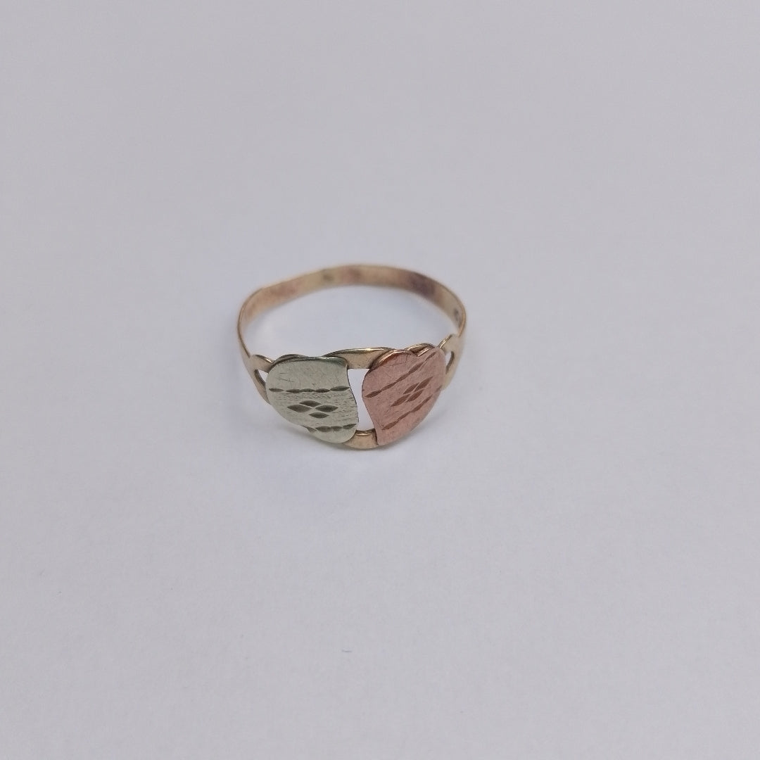 K1 1,30 GRMS 10 K ESPECIFICACIONES COMPLEMENTARIAS ANILLO MTV CORAZONES (SEMINUEVO)