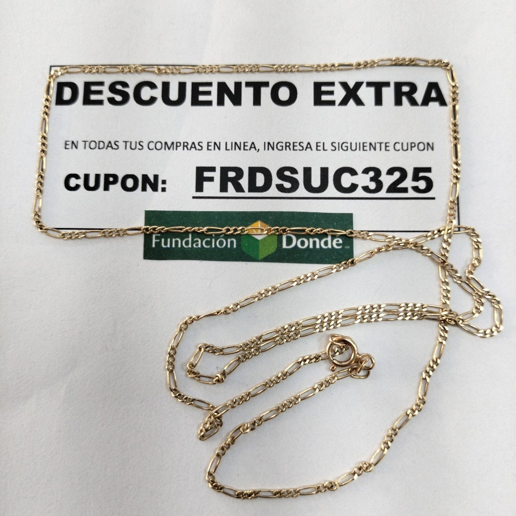 CADENA ORO 14 K 3 GRMS (SEMINUEVO)