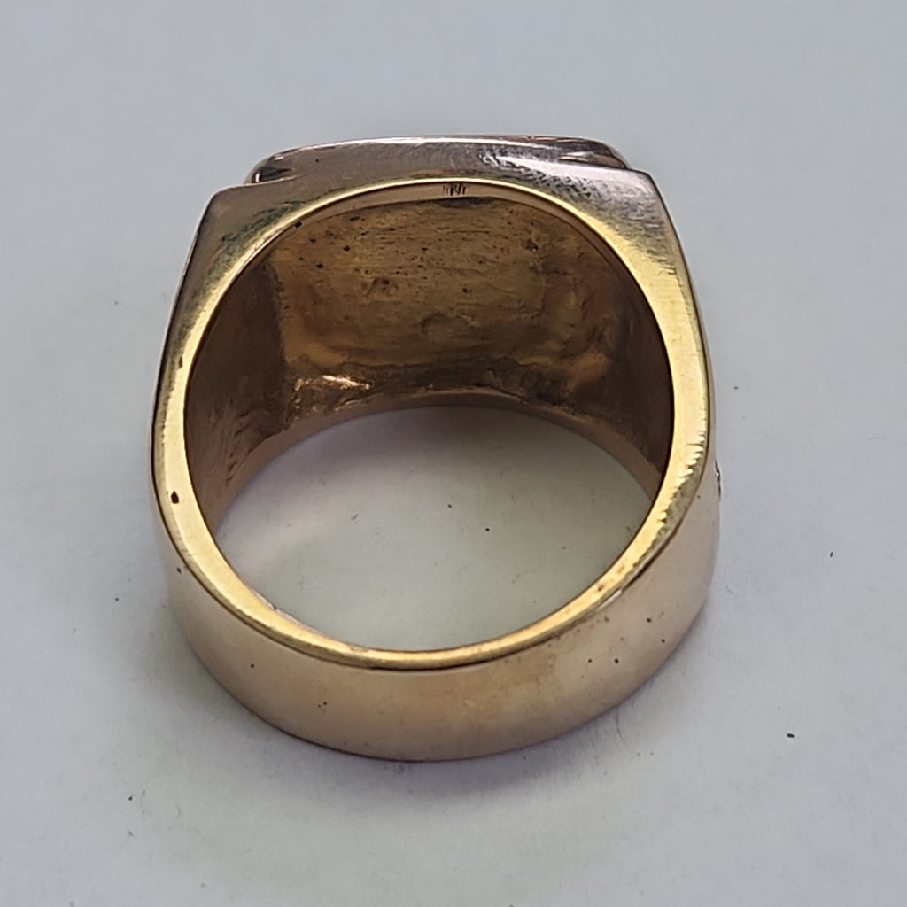 ANILLO DE GRADUACIÓN ORO 14 K 22.2 GRMS (SEMINUEVO)