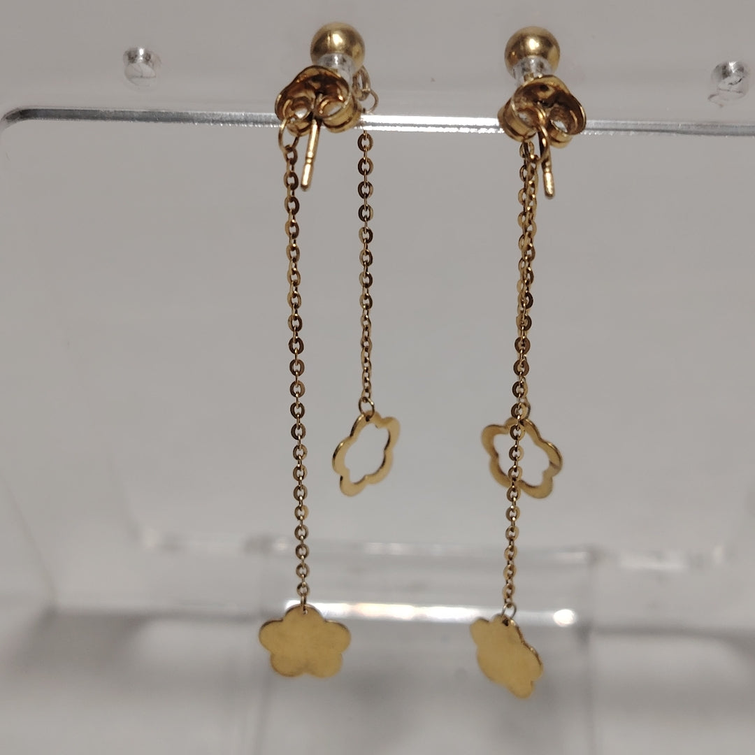 ARETES PAR ORO 14 K 1.7 GRMS (SEMINUEVO)
