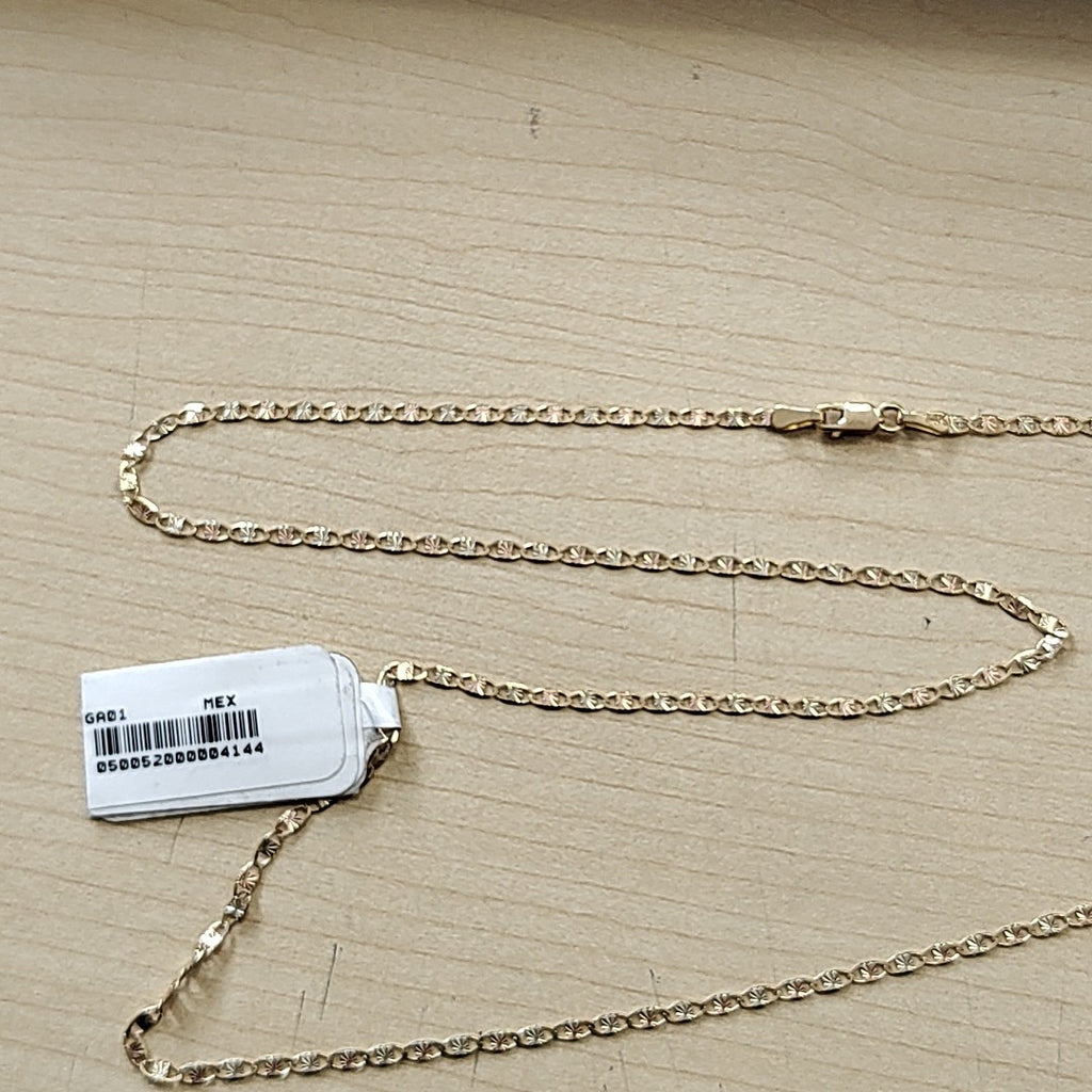 CADENA TEJIDO MARINERO 3.61GR 55 CM (NUEVO)