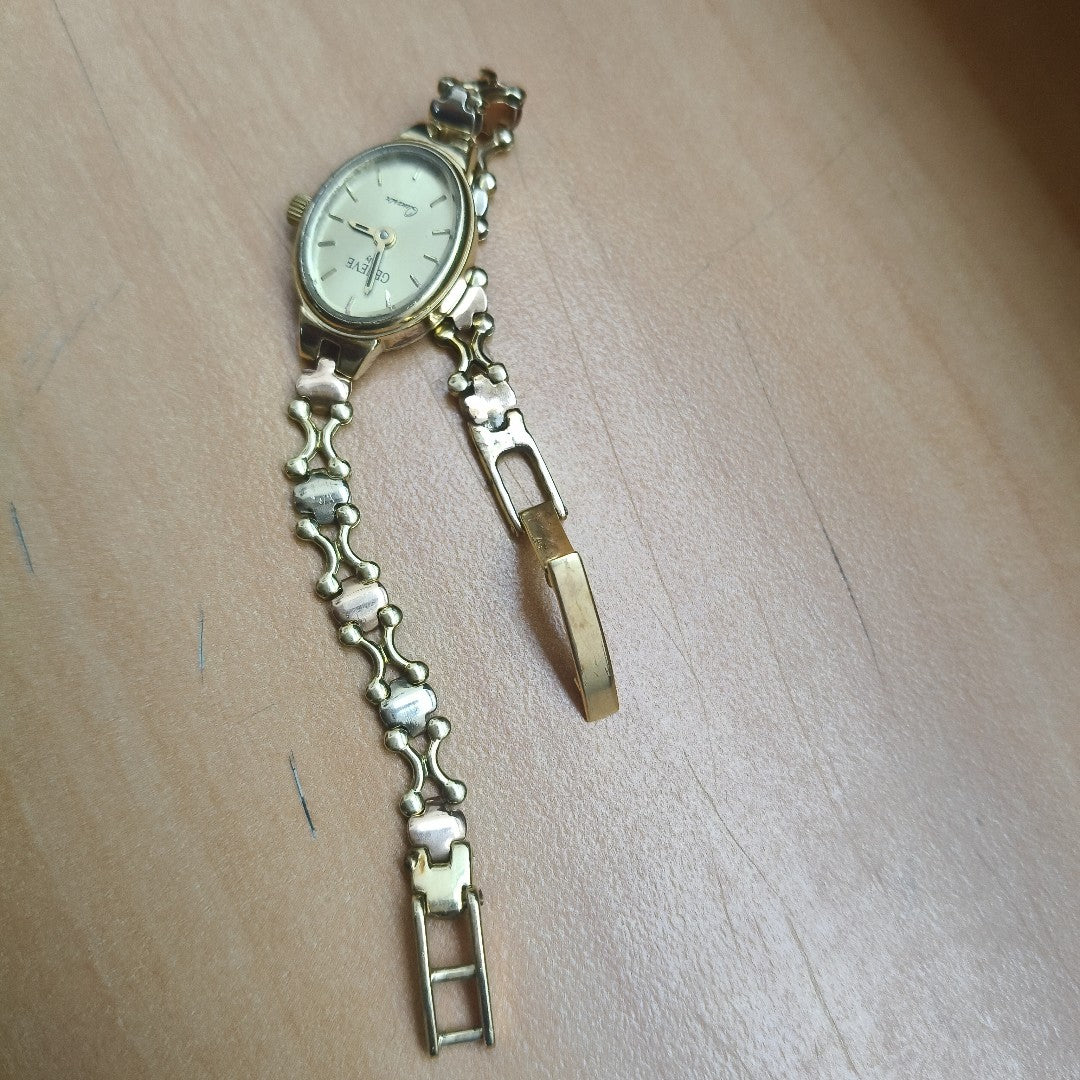 RELOJ CAJA Y PULSO ORO ORO 14 K 11.7 GRMS (SEMINUEVO)