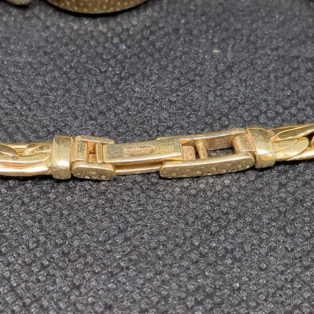 RELOJ CAJA Y PULSO ORO ORO 14 K 17.9 GRMS (SEMINUEVO)