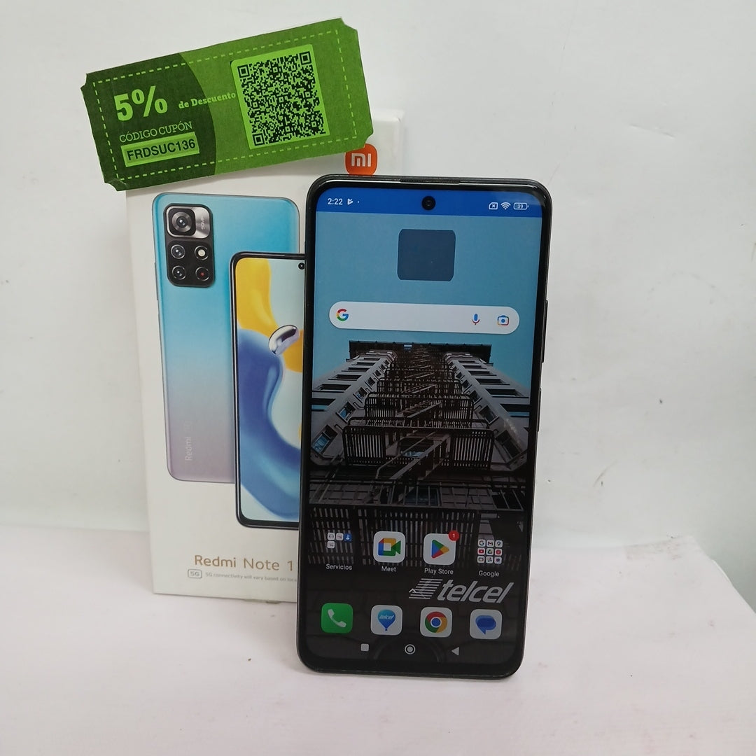 CELULAR XIAOMI REDMI NOTE 11S 5G 22031116BG 128 GB 4 GB RAM (SEMINUEVO)