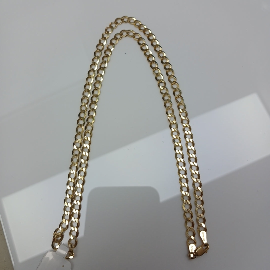 CADENA TEJIDO BARBADA 14.4G 60 CM (NUEVO)