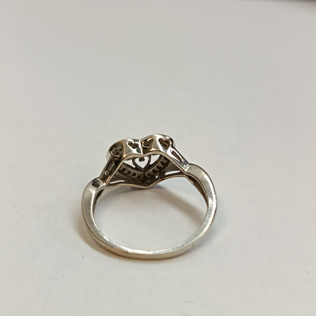 ANILLITO ORO, ORO BLANCO 14 K 3.2 GRMS (SEMINUEVO)