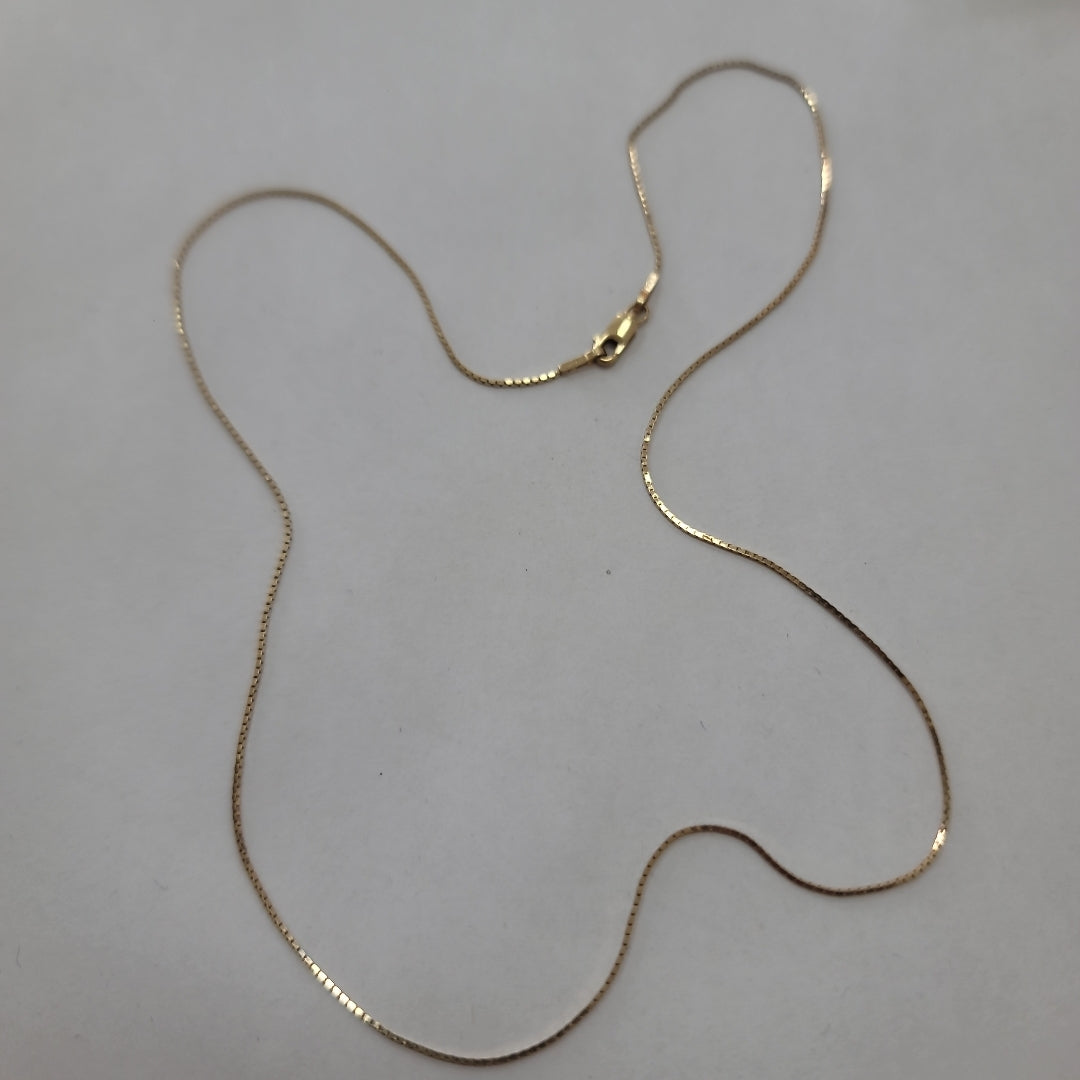 K1 2,00 GRMS 14 K ESPECIFICACIONES COMPLEMENTARIAS GARGANTILLA TEJIDO COLA RATON (SEMINUEVO)