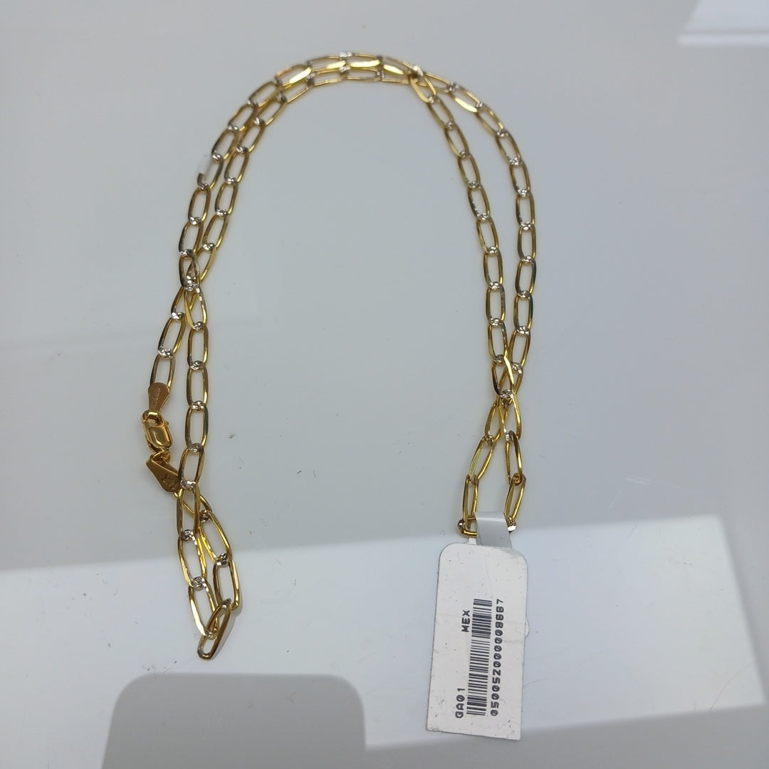 CADENA TEJIDO ESLABONES 11G 55 CM (NUEVO)