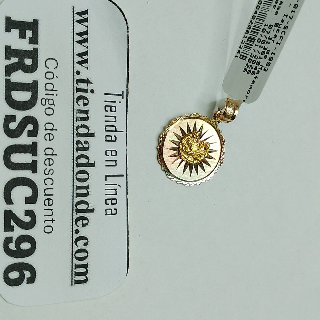 MEDALLA RELIGIOSA ORO 14 K 2.4 GRMS (SEMINUEVO)