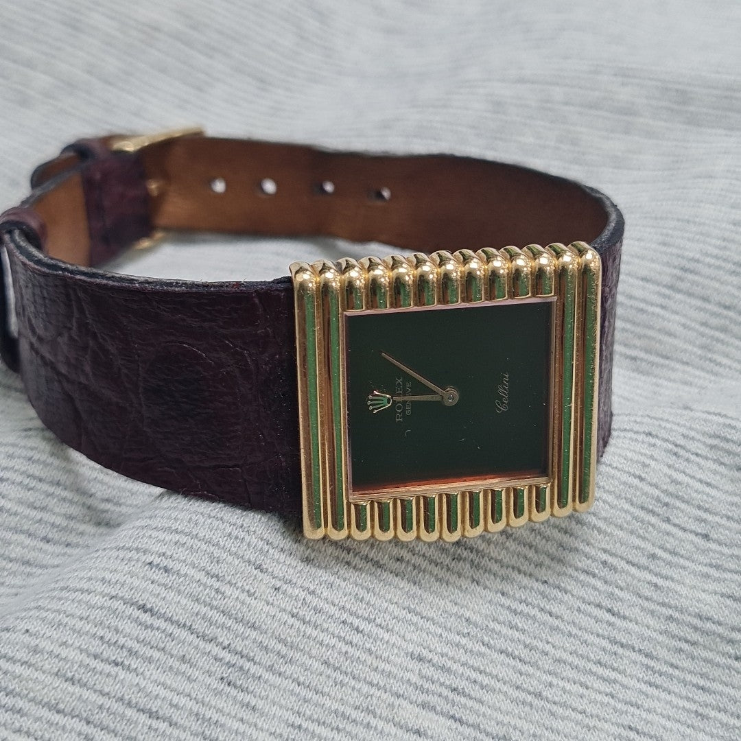 RELOJ CAJA Y PULSO ORO ORO 18 K 38.5 GRMS (SEMINUEVO)