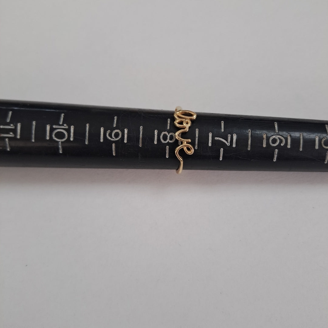 K1 1,20 GRMS 10 K ESPECIFICACIONES COMPLEMENTARIAS ANILLITO LOVE VENDIBLE (SEMINUEVO)