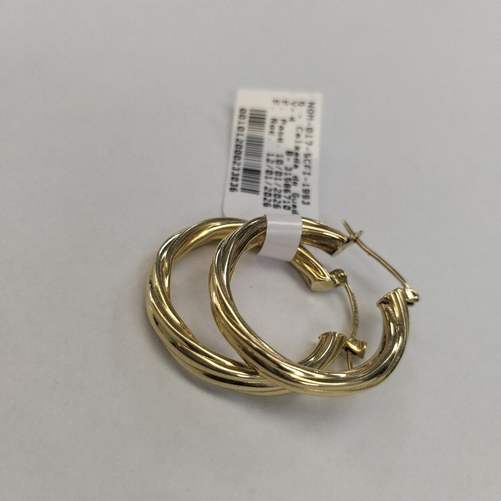 K1 4,40 GRMS 14 K ESPECIFICACIONES COMPLEMENTARIAS PAR DE ARRACADAS TROQUELADAS (SEMINUEVO)