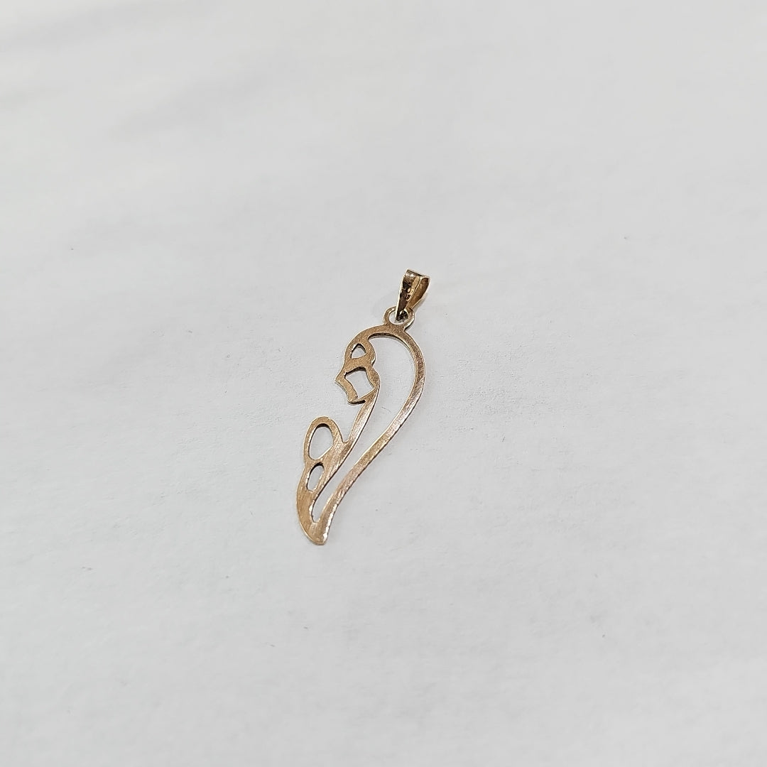 K1 0,50 GRMS 10 K ESPECIFICACIONES COMPLEMENTARIAS DIJE IMAGEN DE LA VIRGEN CON R (SEMINUEVO)