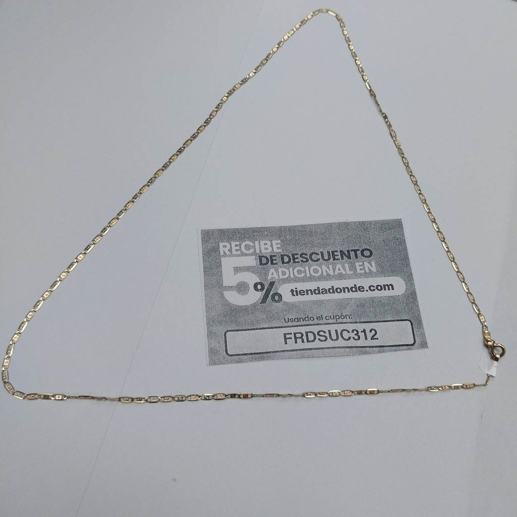 CADENA ORO 14 K 2.9 GRMS (SEMINUEVO)