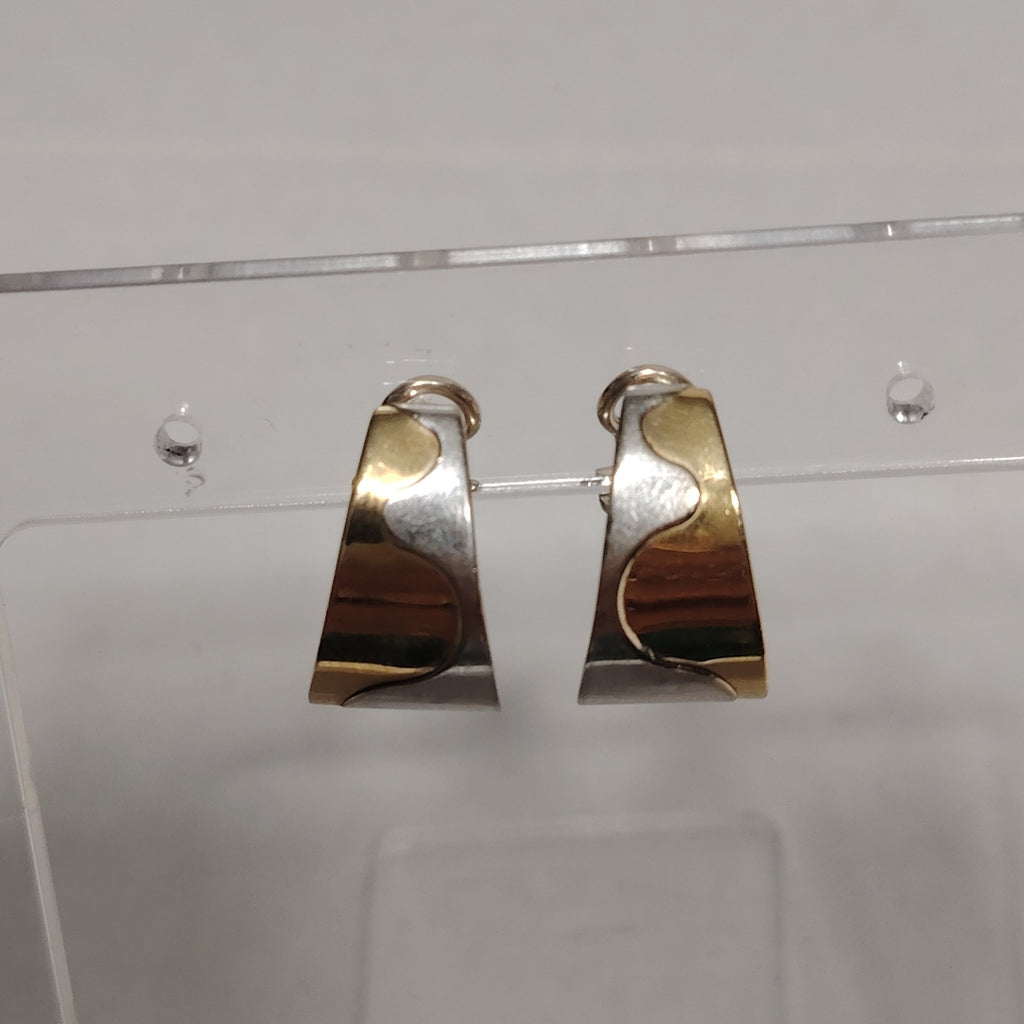 ARRACADAS PAR ORO,RODIADO 14 K 5,00 GRMS (SEMINUEVO)