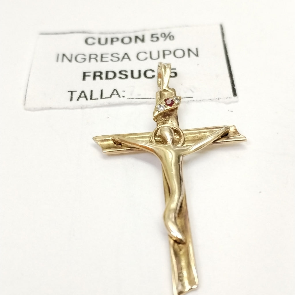 CRUCIFIJO ORO 10 K 3.1 GRMS (SEMINUEVO)
