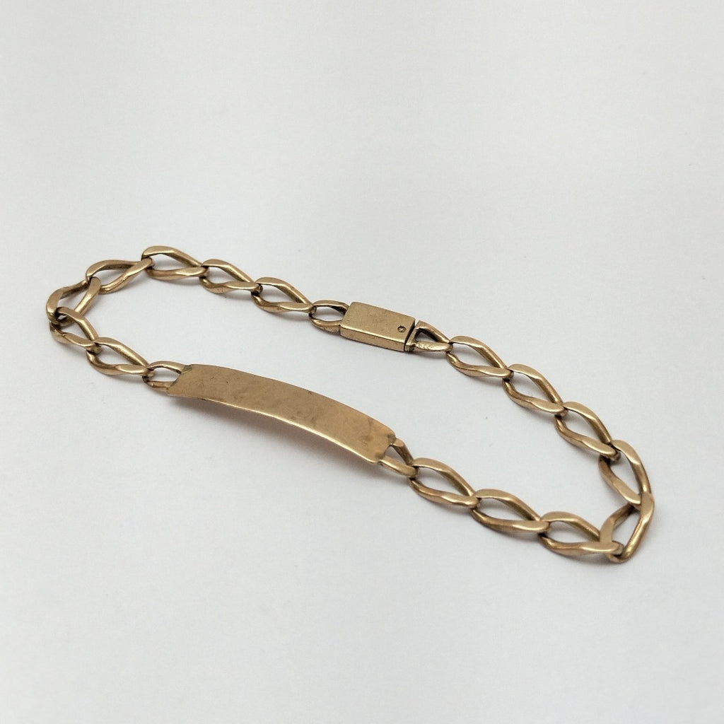 K1 7,20 GRMS 10 K ESPECIFICACIONES COMPLEMENTARIAS ESCLAVA TEJIDO ESLABONES (SEMINUEVO)