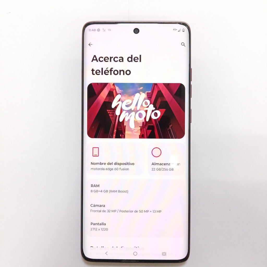 CELULAR MOTOROLA EDGE 60 FUSION XT2503-1 (2023) 256 GB 8 GB RAM (SEMINUEVO)