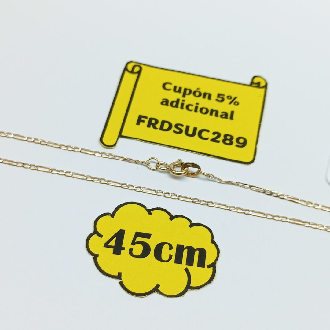 CADENA ORO 14 K 1,40 GRMS (SEMINUEVO)