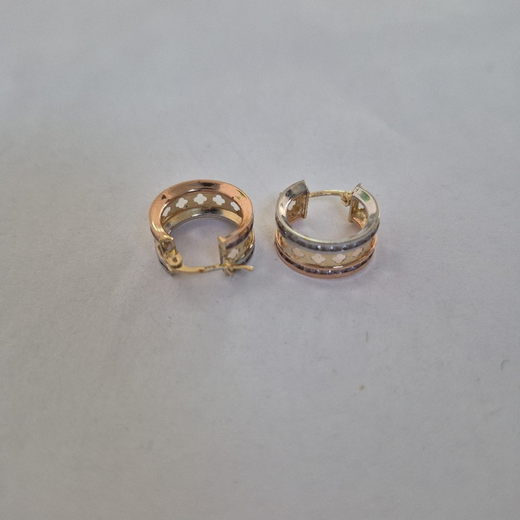 ARRACADAS PAR ORO 14 K 2.7 GRMS (SEMINUEVO)