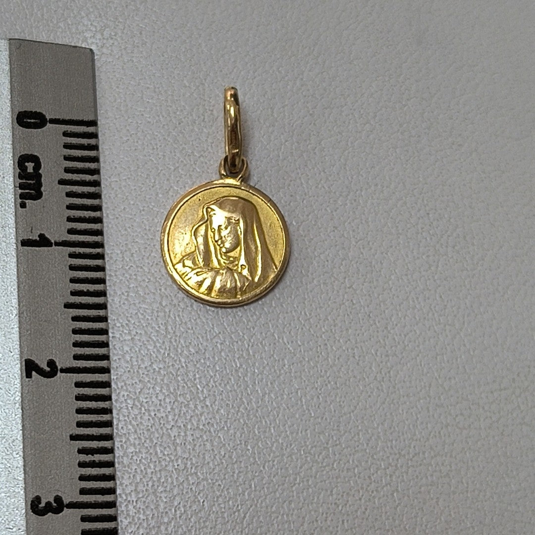 K1 1,00 GRMS 14 K ESPECIFICACIONES COMPLEMENTARIAS MEDALLA VIRGEN VENDIBLE (SEMINUEVO)