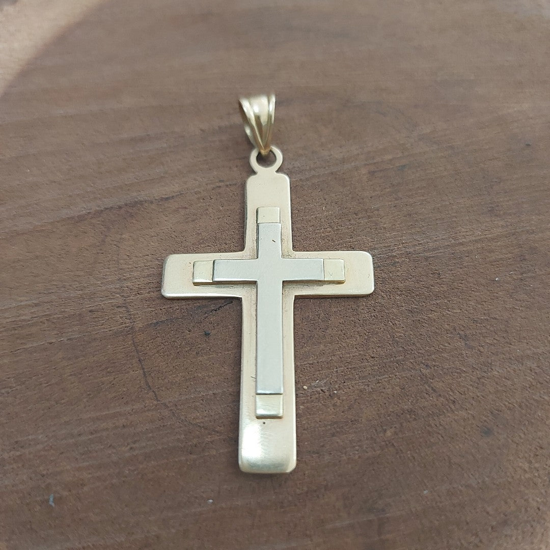 CRUZ,DIJE ORO 10 K 6,60 GRMS (SEMINUEVO)