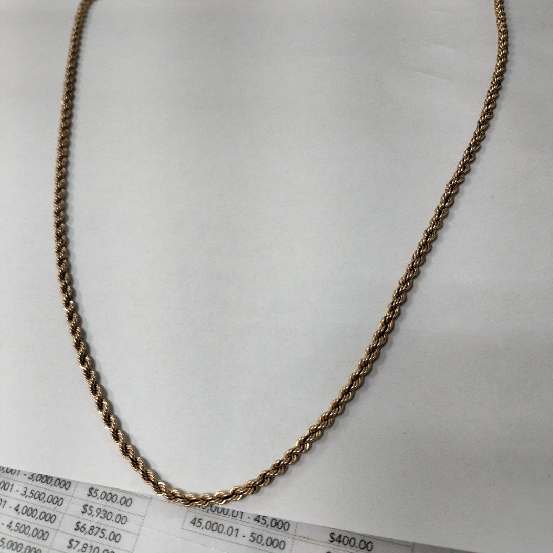 CADENA ORO 10 K 6.3 GRMS (SEMINUEVO)