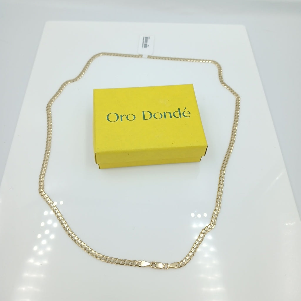 CADENA BARBADO 13.01GR 60 CM 14K (NUEVO)