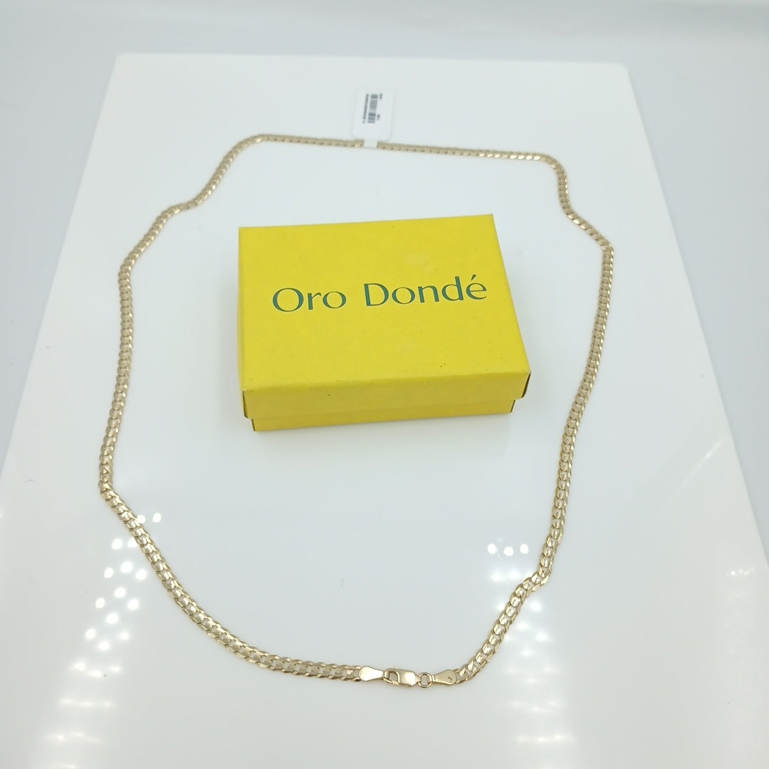 CADENA BARBADO 13.01GR 60 CM 14K (NUEVO)