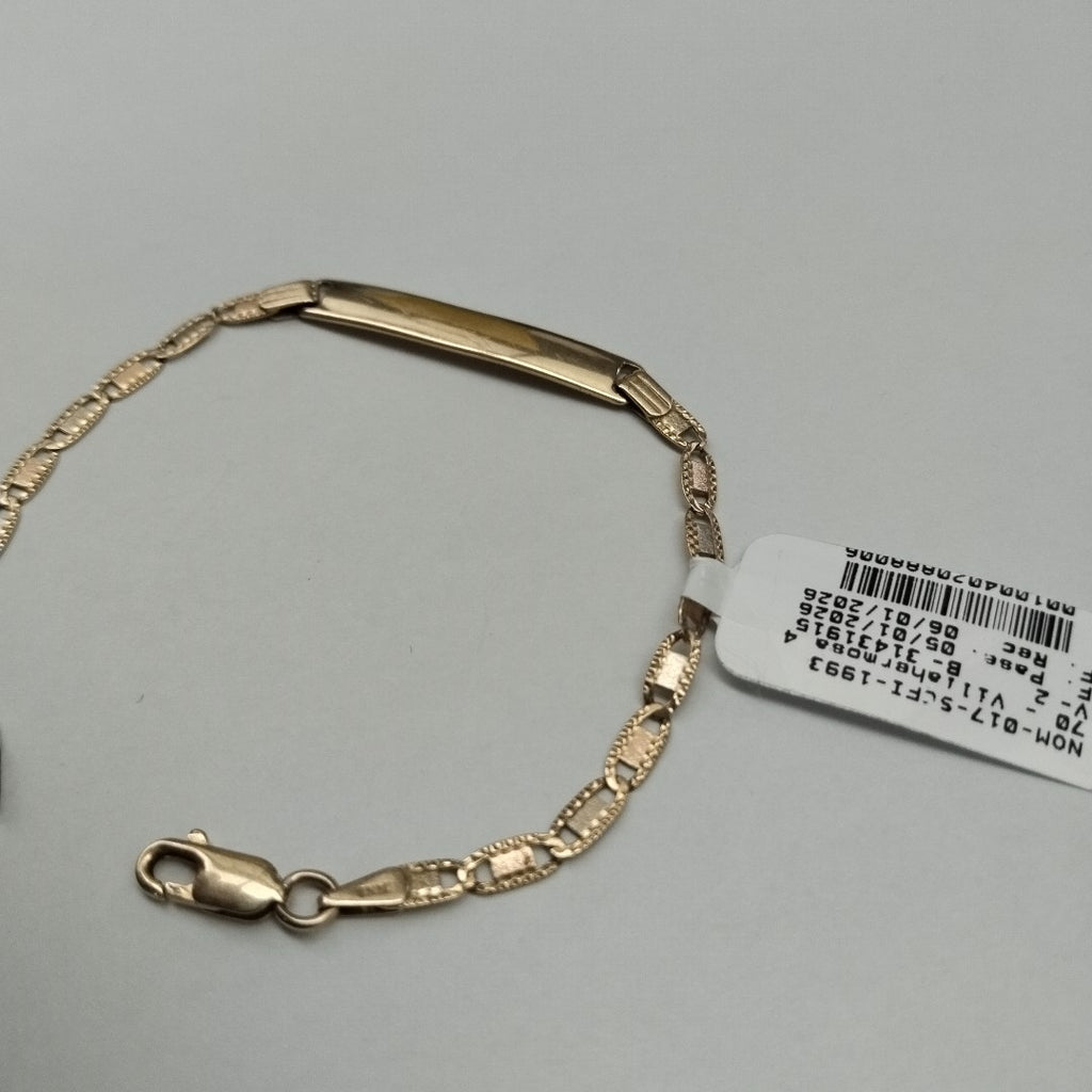 ESCLAVA ORO 14 K 5.1 GRMS (SEMINUEVO)