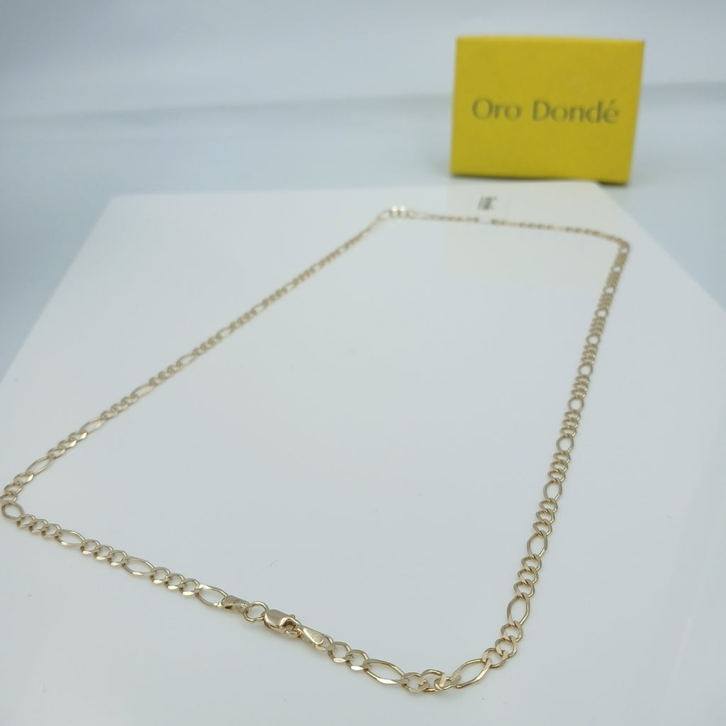 CADENA 3 X 1 8.61GR 60 CM 14K (NUEVO)