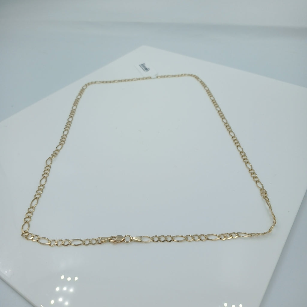 CADENA 3 X 1 8.61GR 60 CM 14K (NUEVO)