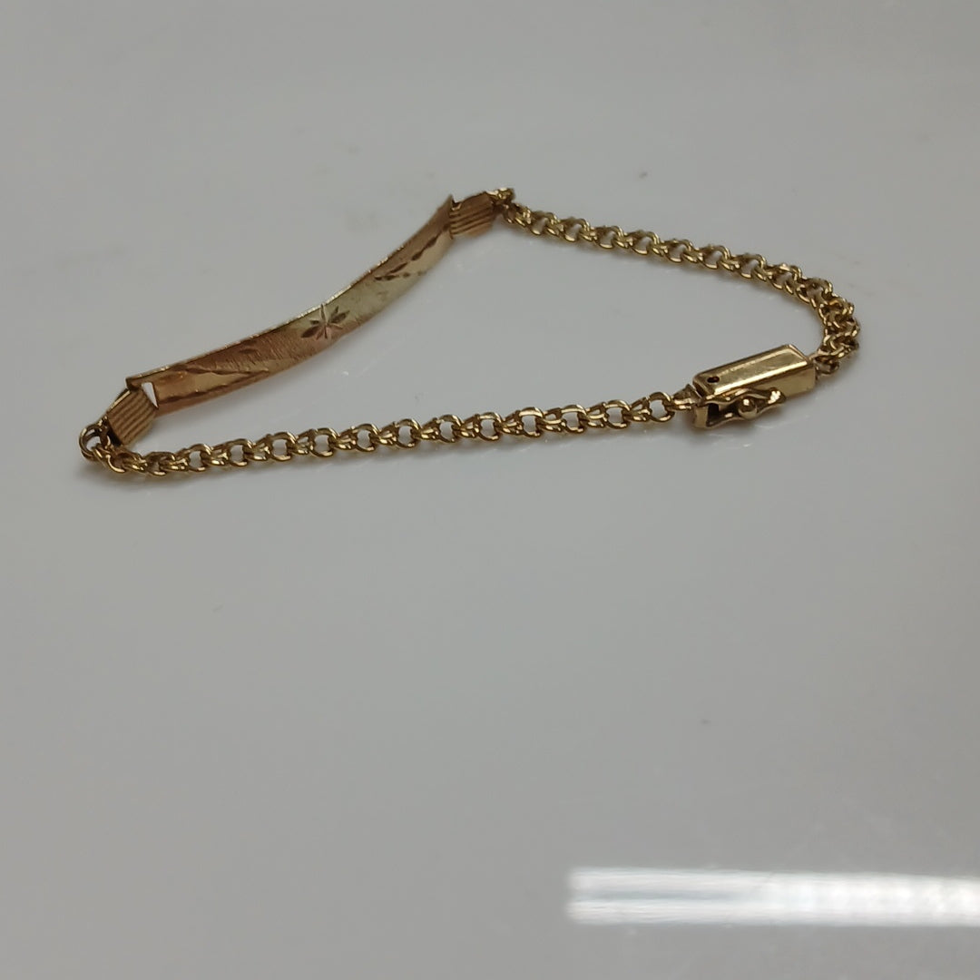 ESCLAVA ORO 14 K 4.5 GRMS (SEMINUEVO)