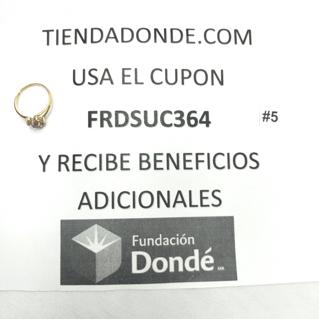 ANILLITO ORO 14 K 1.7 GRMS (SEMINUEVO)