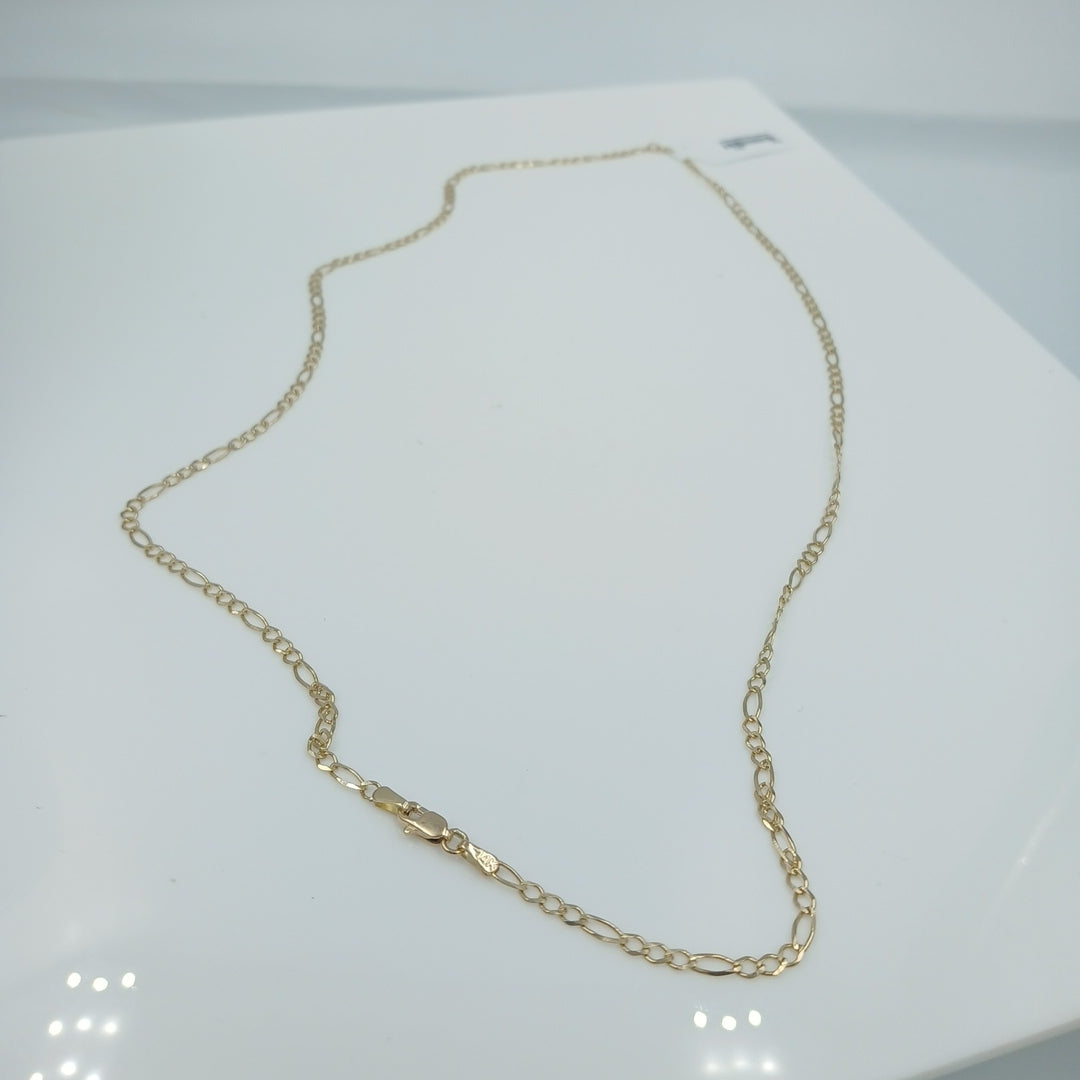 CADENA 3 X 1 5.21GR 60 CM 14K (NUEVO)