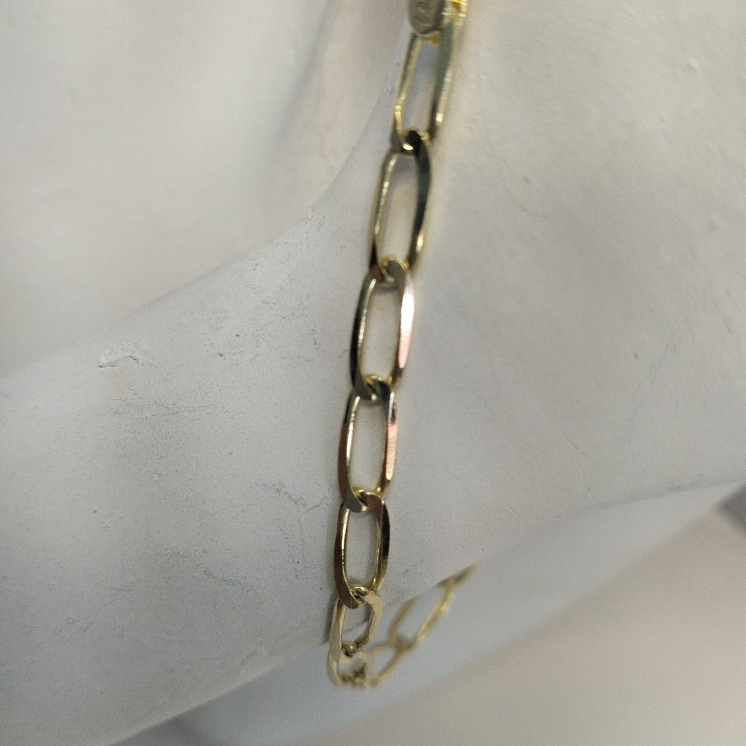 PULSERA TEJIDO ESLABONES 4.7G 21 CM (NUEVO)