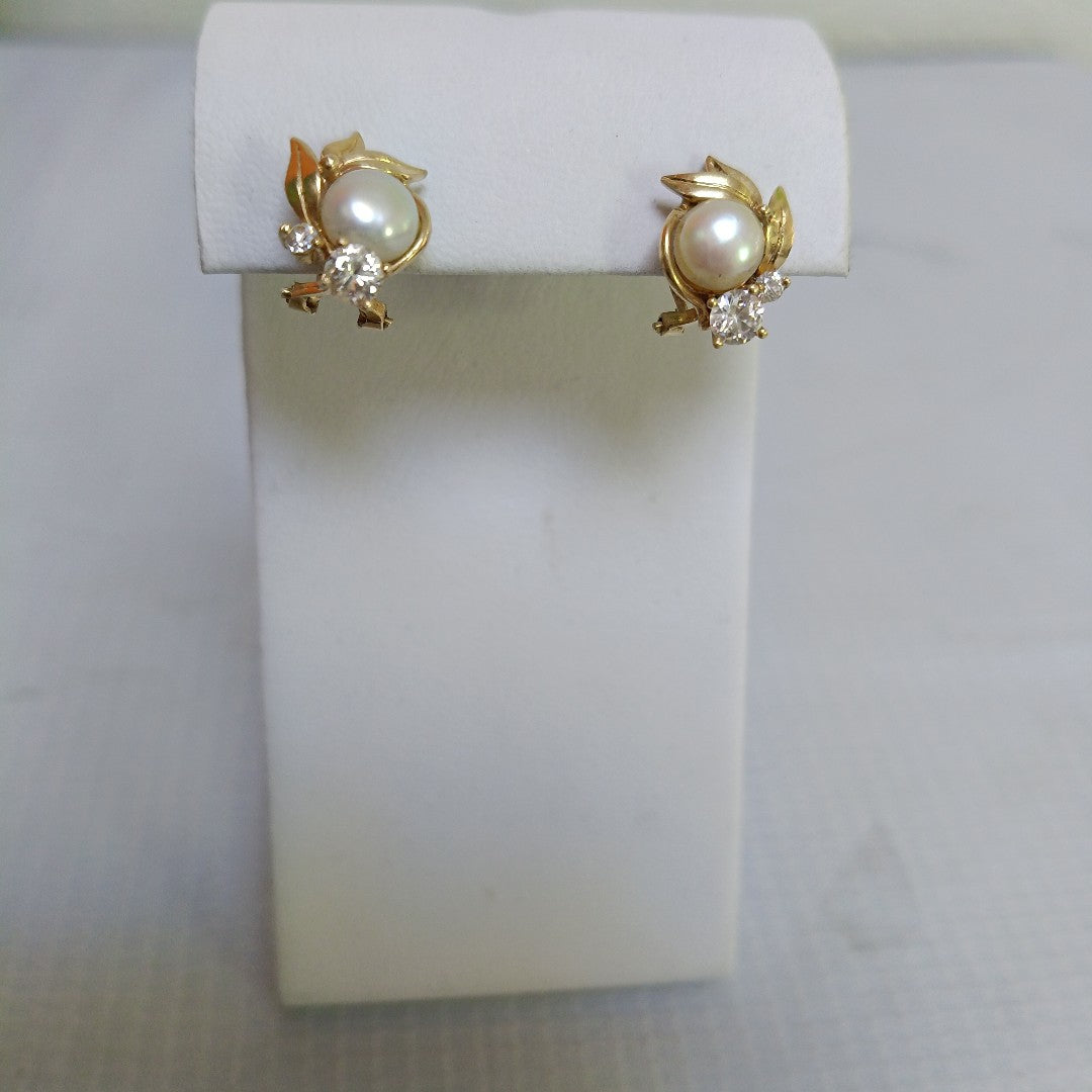 ARETES PAR ORO 10 K 3.7 GRMS (SEMINUEVO)