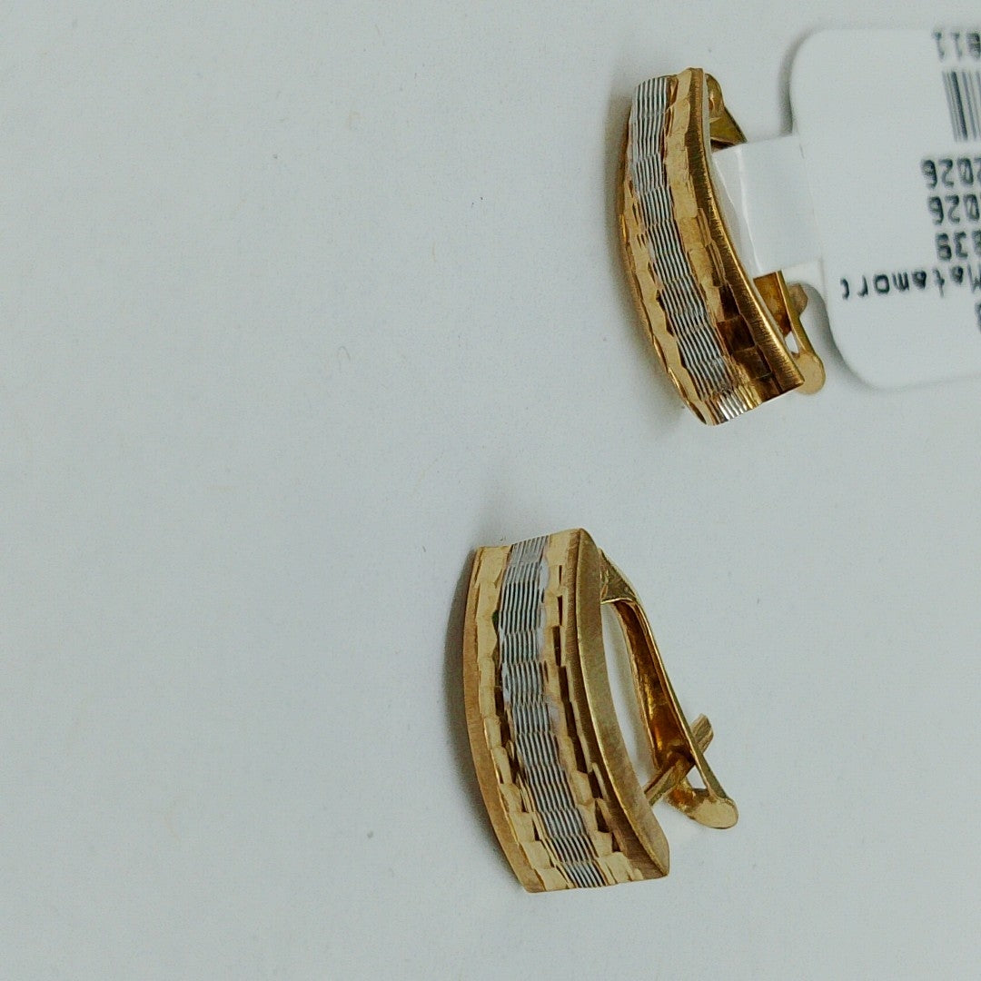 BROQUELES PAR ORO 14 K 1 GRMS (SEMINUEVO)