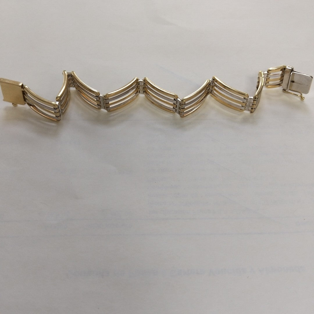 PULSERA ORO,ORO COMBINADO 14 K 18,50 GRMS (SEMINUEVO)